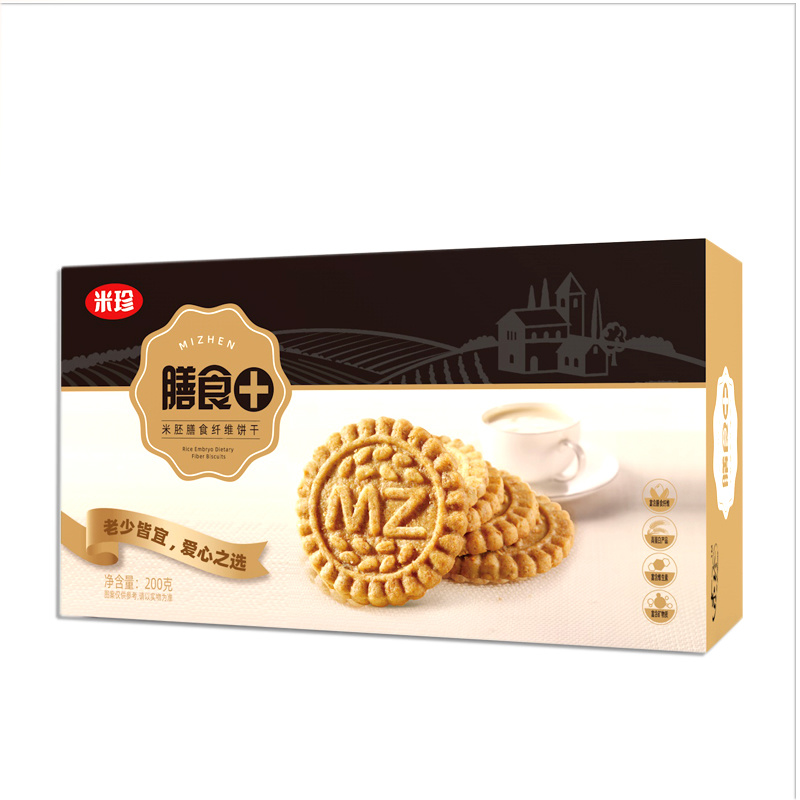 米珍膳食纤维饼干