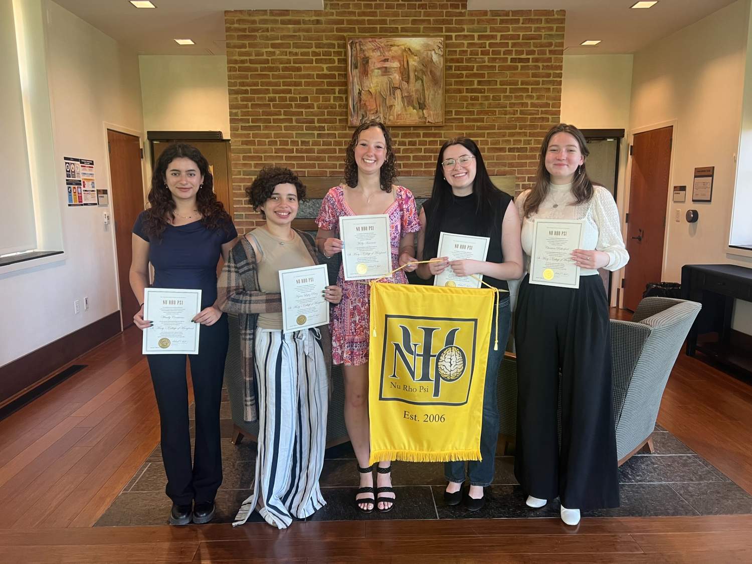 Nu Rho Psi – The National 荣誉s 神经科学学会 Majors