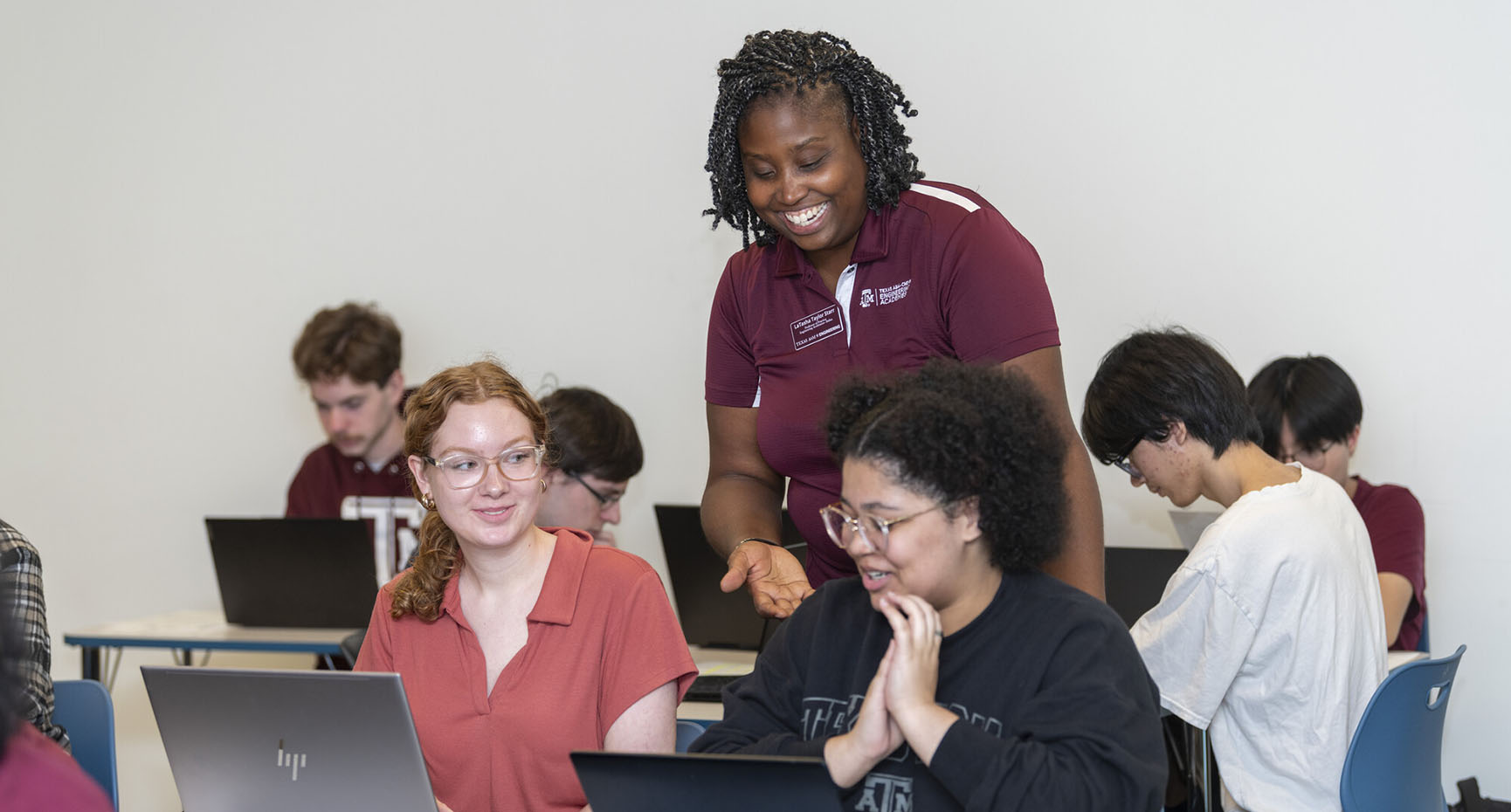 LaTasha Starr, a Texas A&M University Engineering Academy professor, sees the academy as an opportunity to “bring the university to the community” and create a supportive environment for students preparing for university life.